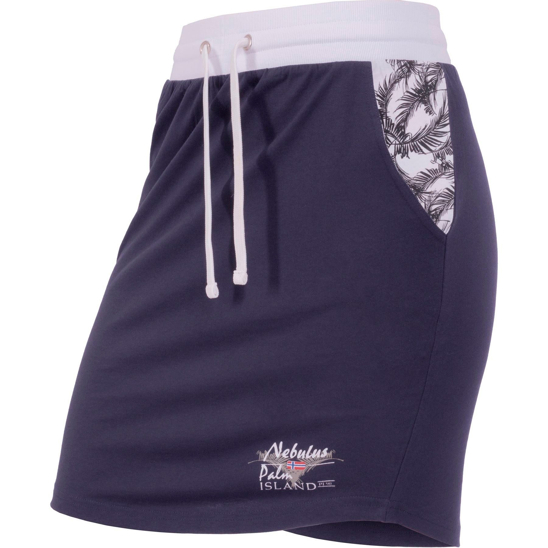 Nebulus Rock & Leggings PALM, P6651 - Damen, navy-weiß, XL/42