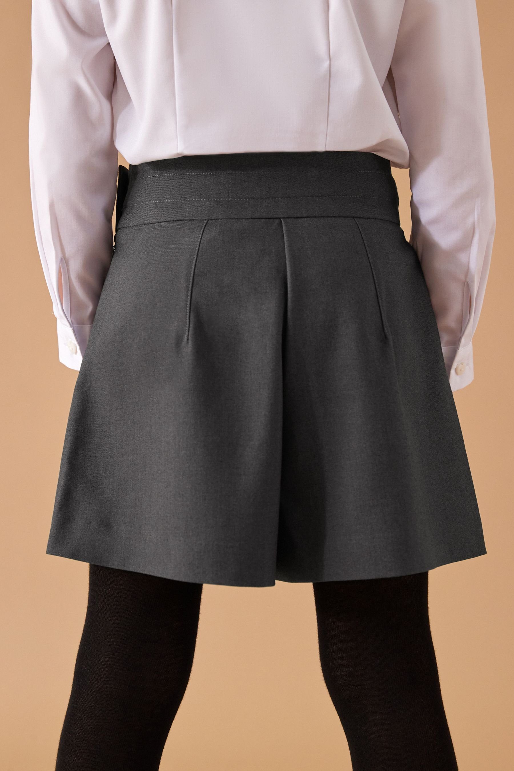 Senior Grey (1-tlg) hohem Shorts Bund mit Shorts Next