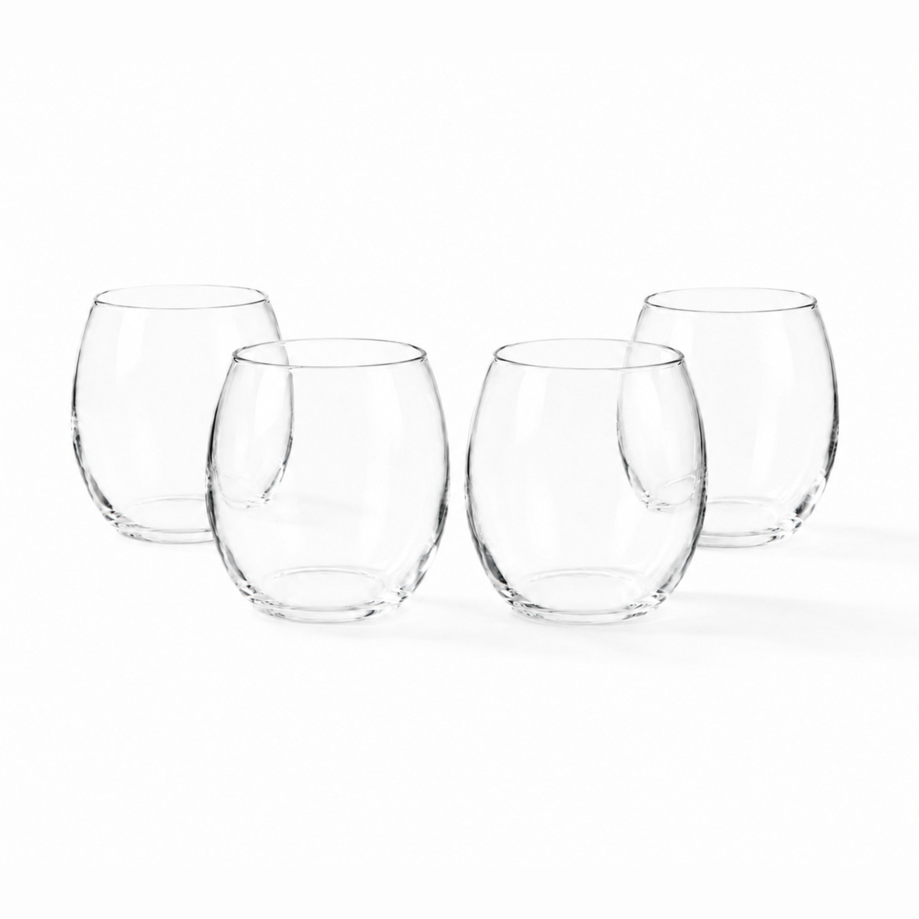 Zoha Glas Trinkgläser Set, Wasserglas BPA-frei, Wasser & Saft, spülmaschinenfest, 12-tlg., 4-teilig, 8-teilig, 12-teilig