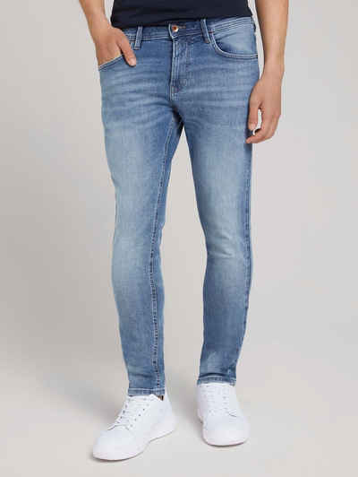 TOM TAILOR Denim Straight-Jeans Skinny Culver Jeans mit Bio-Baumwolle