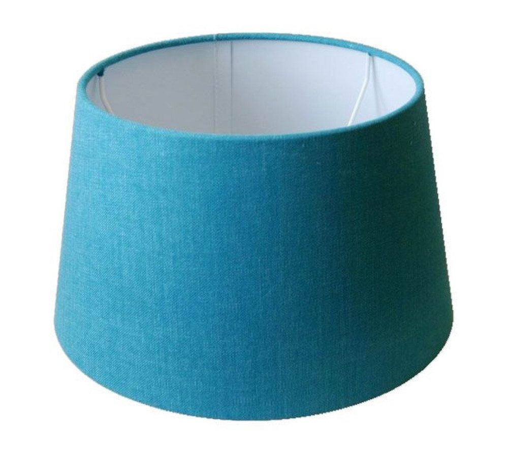 Dirk Davids Leuchten GmbH Lampenschirm Lampenschirm für Tischleuchte Arizona Ocean Blau Tischlampe 25-19-16cm, Hochwertiger Stoff