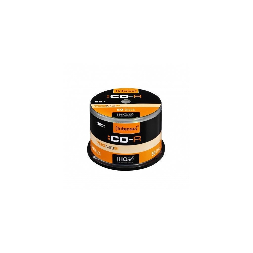 Intenso Intenso CD-R 700 MB 50 Stück für Datensicherung. externer Speicher (700 MB GB, Ideal für Datensicherung)