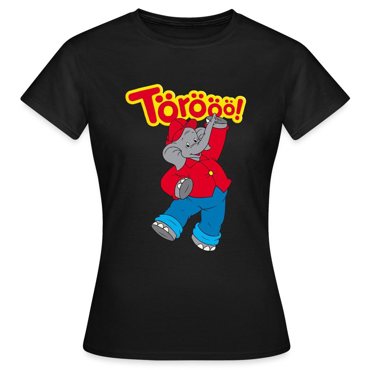 T-Shirt Benjamin Blümchen Tanzend Törööö Frauen T-Shirt