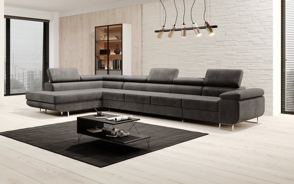 Luxusbetten24 Schlafsofa Designer Sofa Maxi, mit Schlaf- und Klappfunktion günstig online kaufen