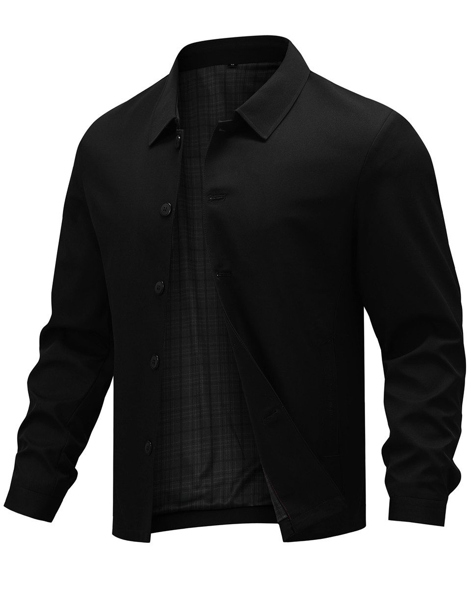 Allthemen Bomberjacke Herren Bomberjacke mit Reverskragen Regular Fit Übergangsjacke