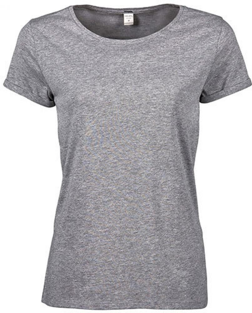 Tee Jays Rundhalsshirt Damen Roll-Up Tee / 100 % ringgesponnene gekämmte Baumwolle