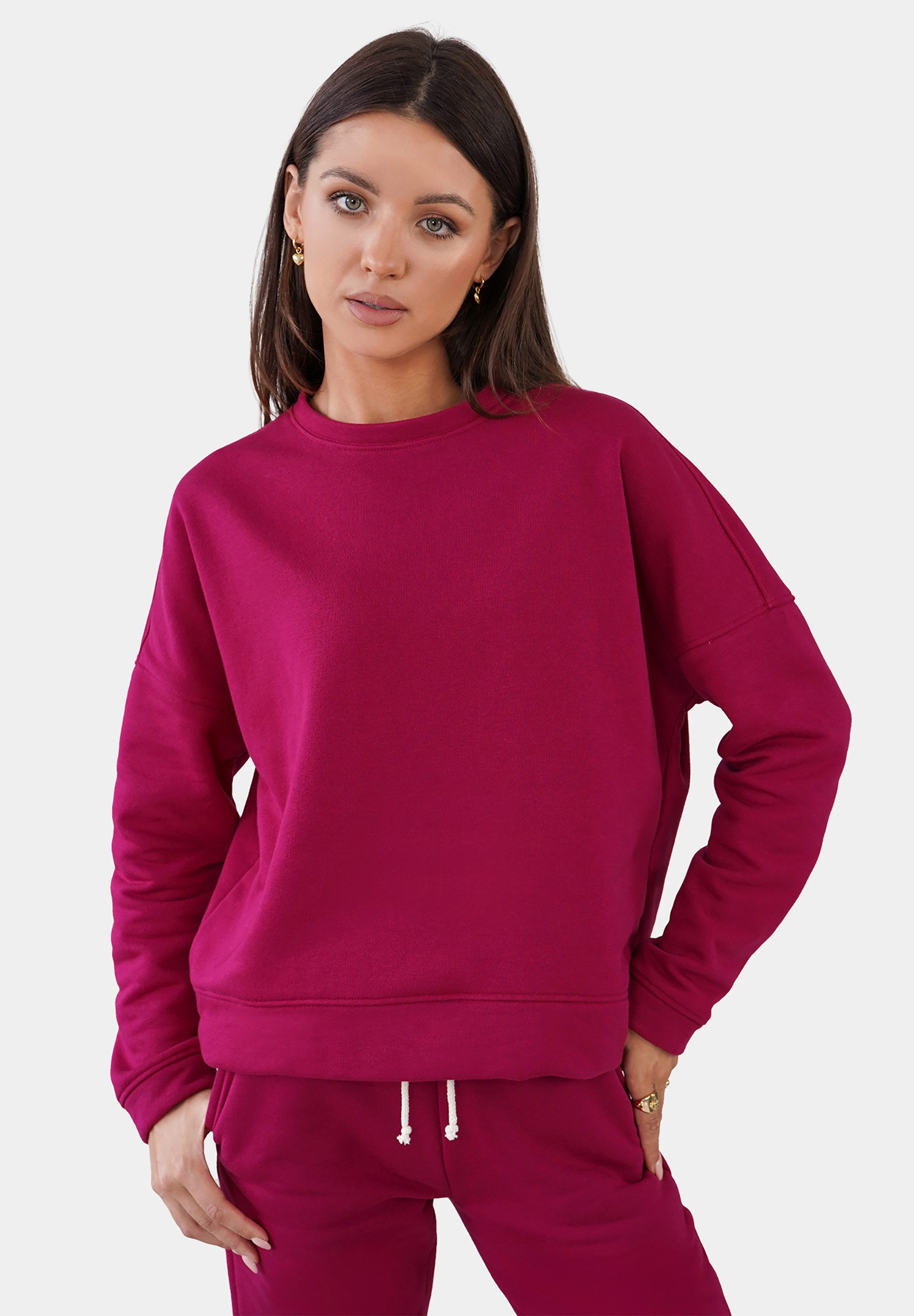 OMBRE Sweatshirt Bequemer Oversize-Sweatshirt