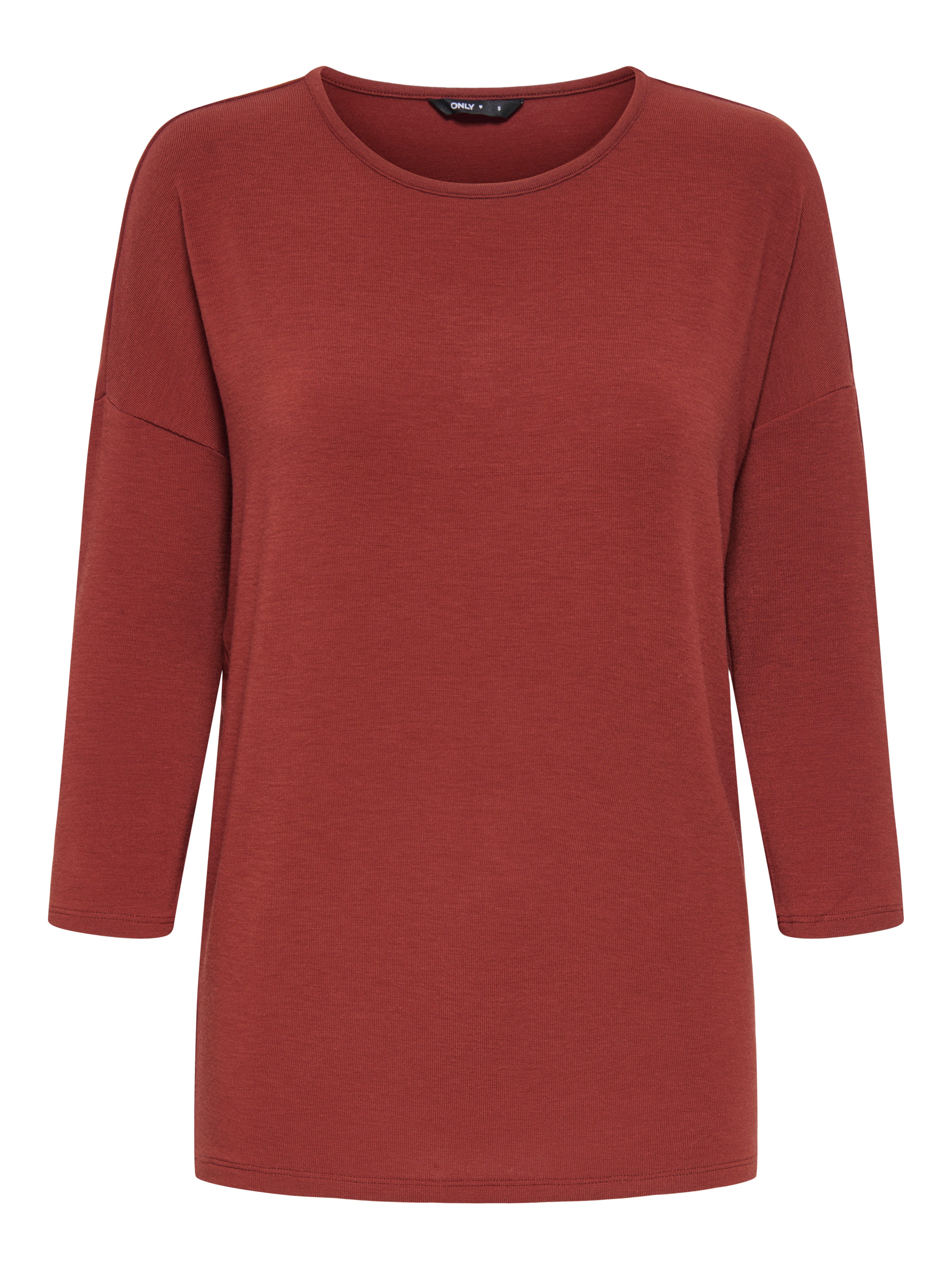 ONLY 3/4-Arm-Shirt ONLGLAMOUR 3/4 TOP JRS NOOS Materialmix, loose fit günstig online kaufen