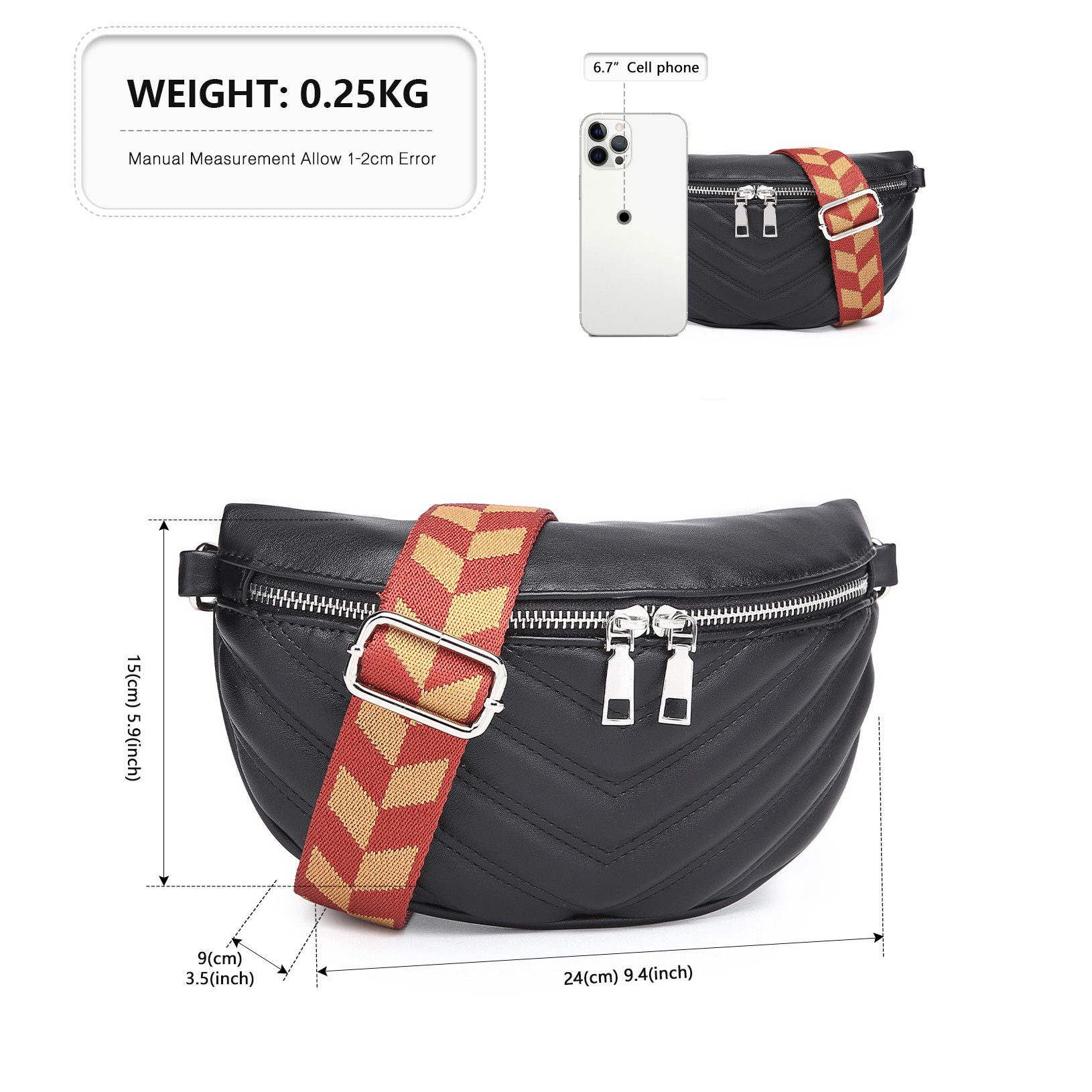 Miss Lulu Bauchtasche Damen Elegante Crossbody günstig online kaufen
