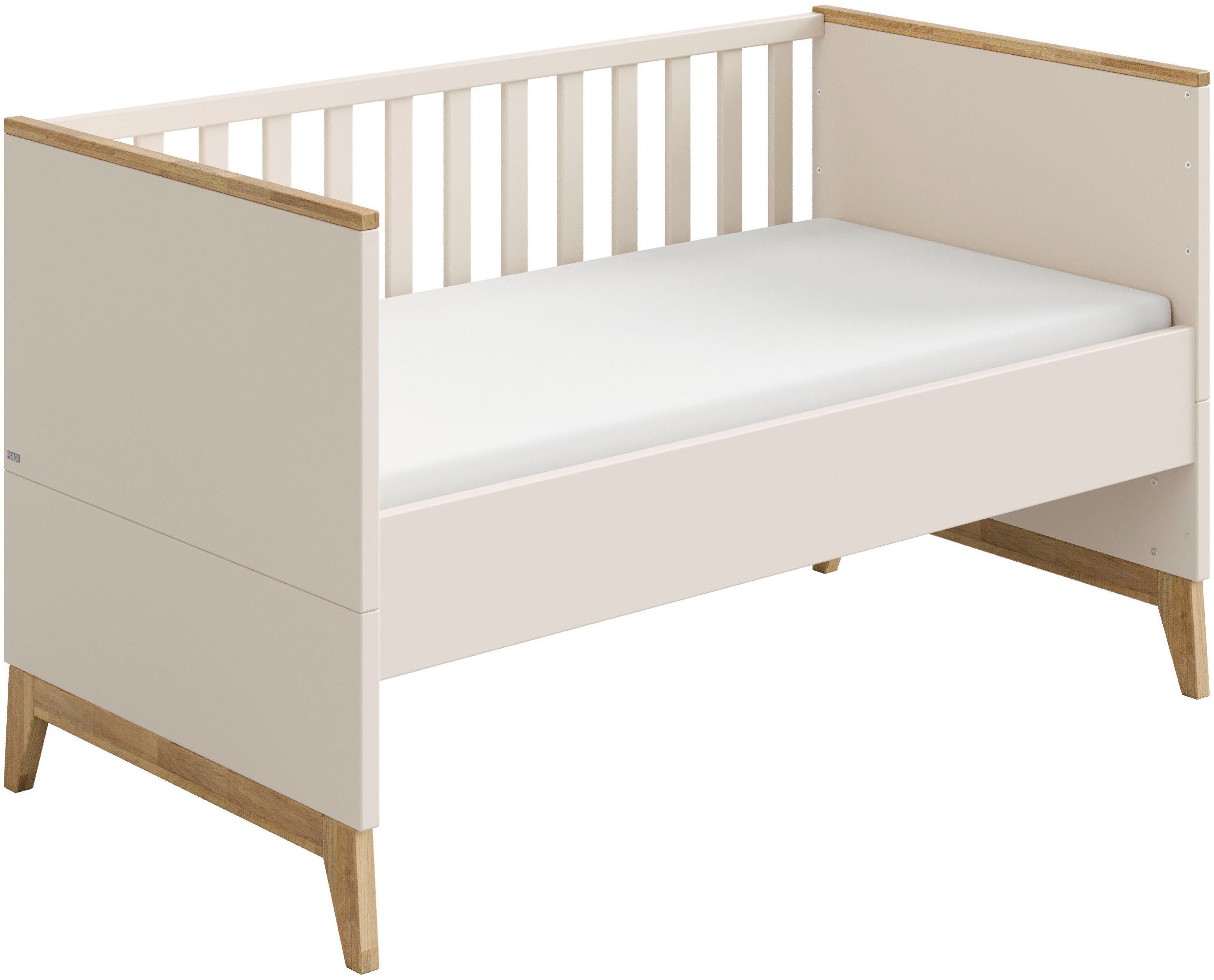 PAIDI Umbauseiten STIENE für den Umbau vom Babybett zum Juniorbett, Erweiterungs-Set Kinderbett 70x140cm in Beige oder Grau