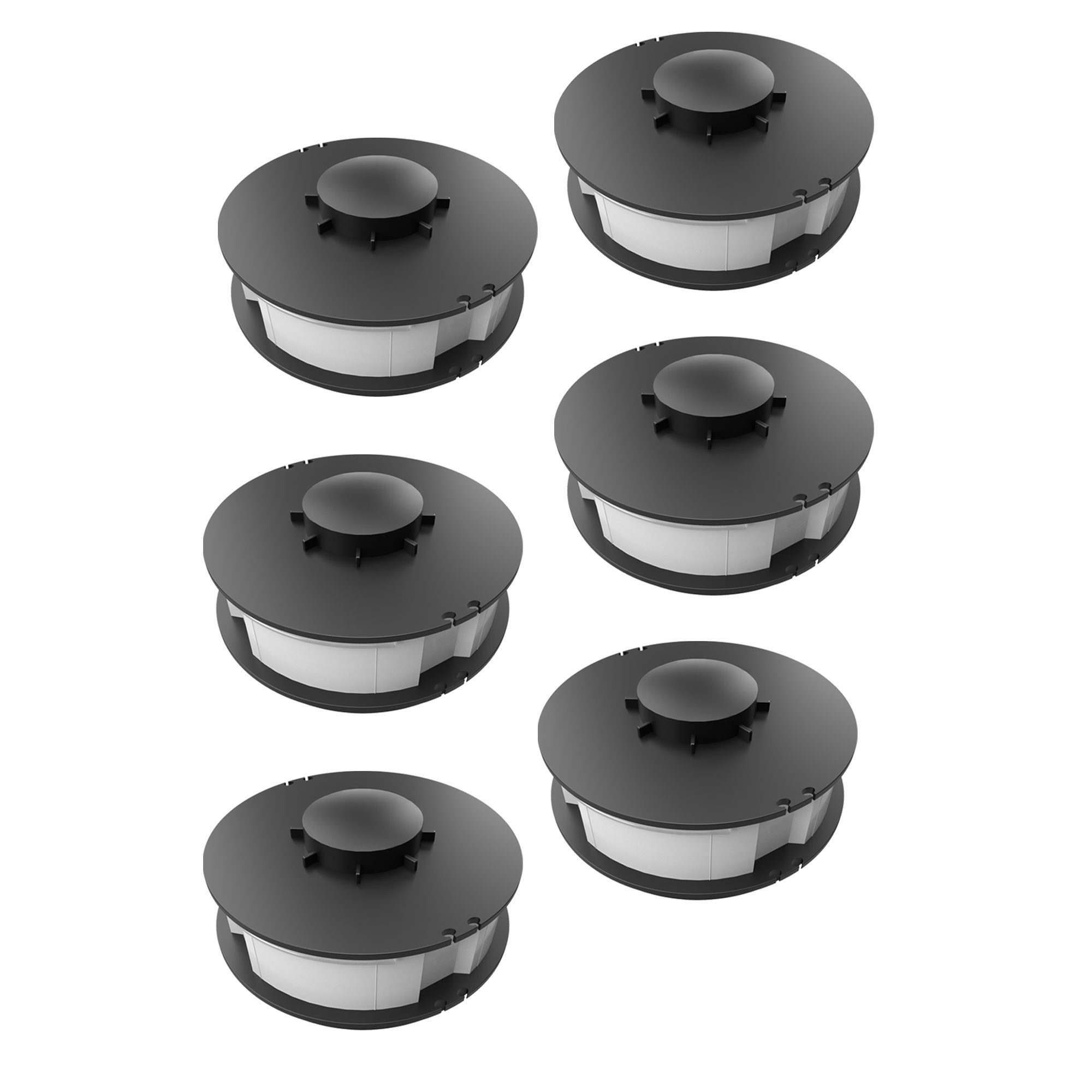 gartenteile Rasentrimmer-Ersatzspule 6x Doppelfaden-Spulen passend für günstig online kaufen