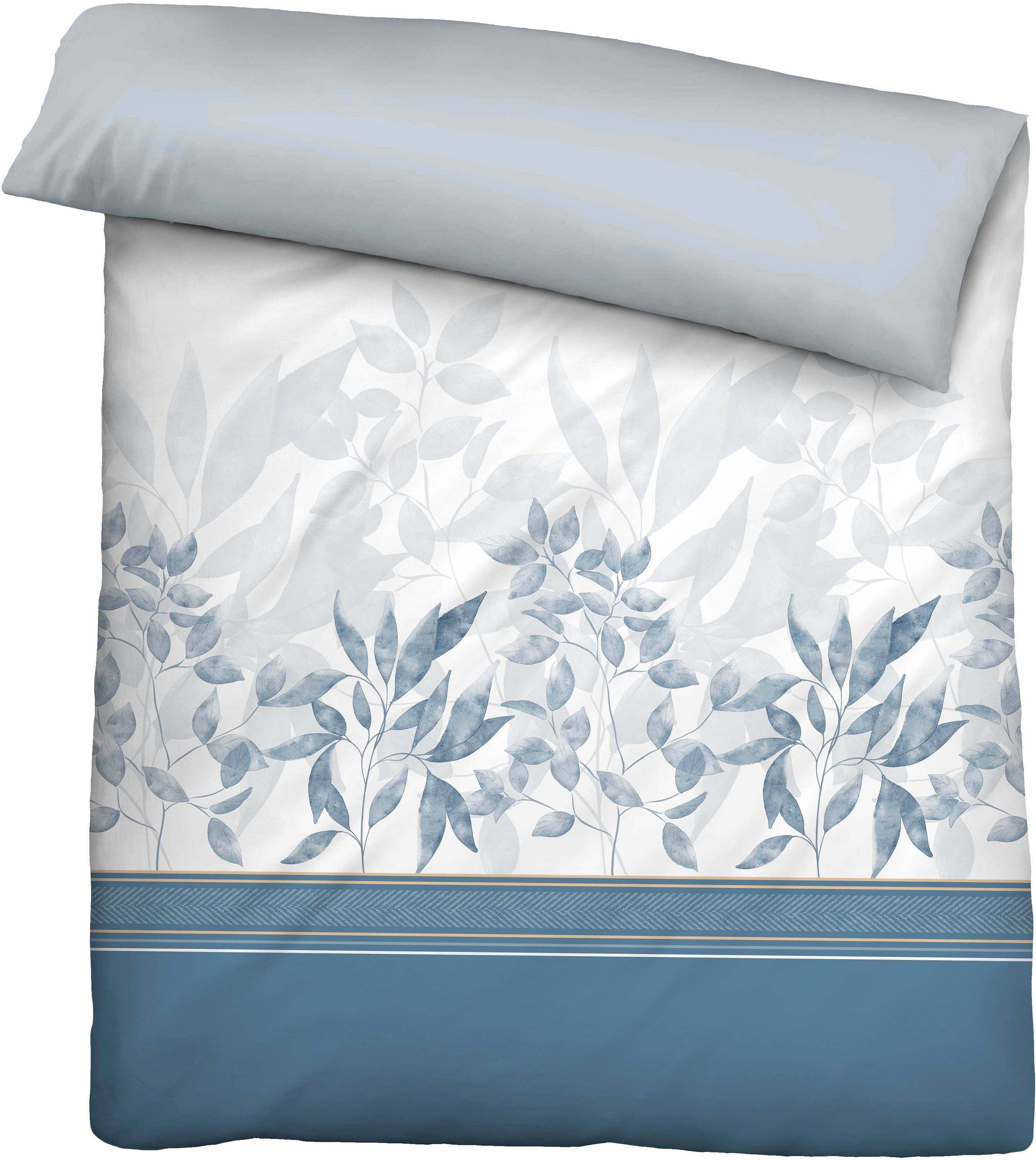 Biberna Wendebettwäsche Azra, Satin, 6 teilig, feiner Glanz + weicher Griff, pflegeleicht, als 3er- oder 6er-Set