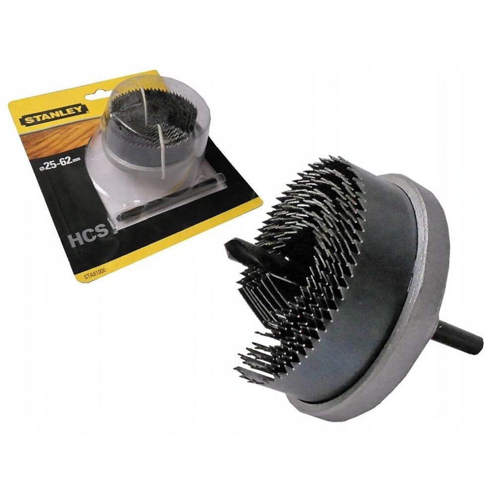 STANLEY Lochsäge STANLEY HCS LOCHSÄGE FÜR HOLZ 25-62 mm