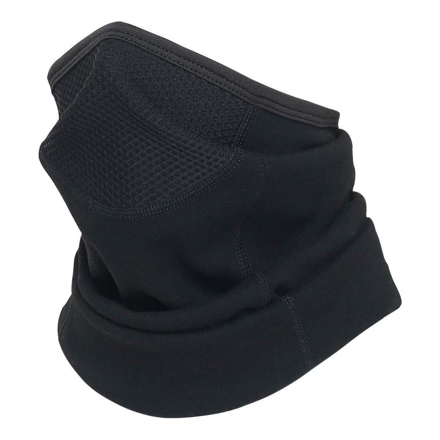 Sturmhaube Schlauchschal Elastische Bindung Thermal Locked Halstuch Schwarz