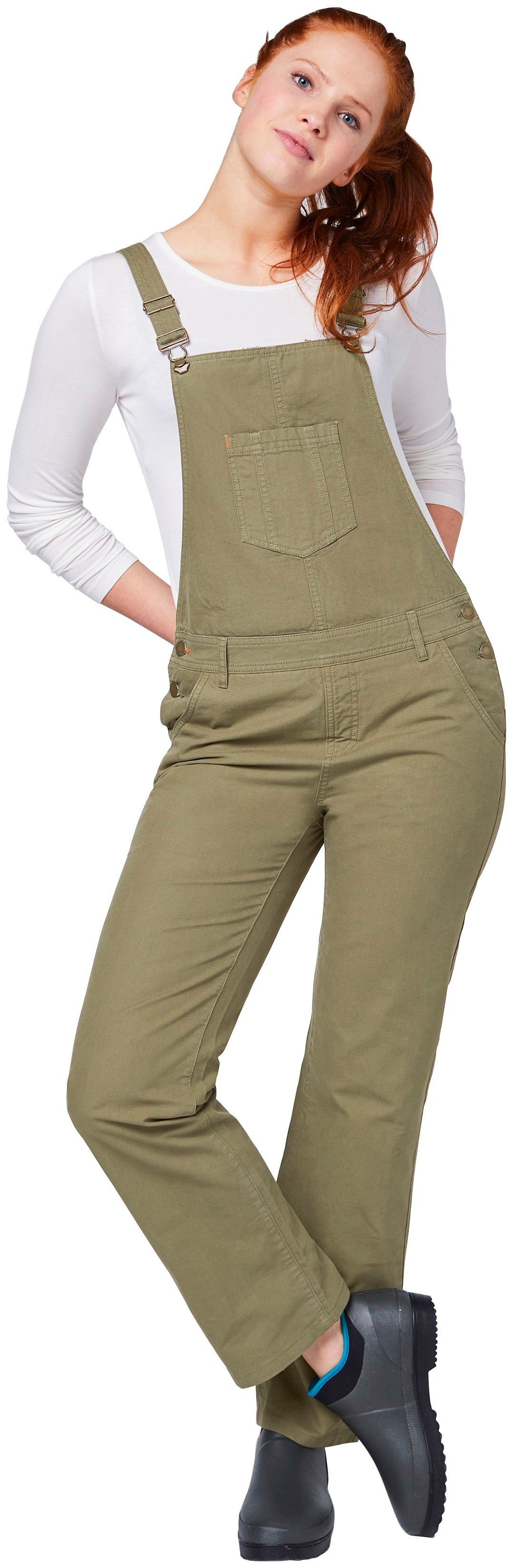 Dusty Olive Latzhose GARDENA