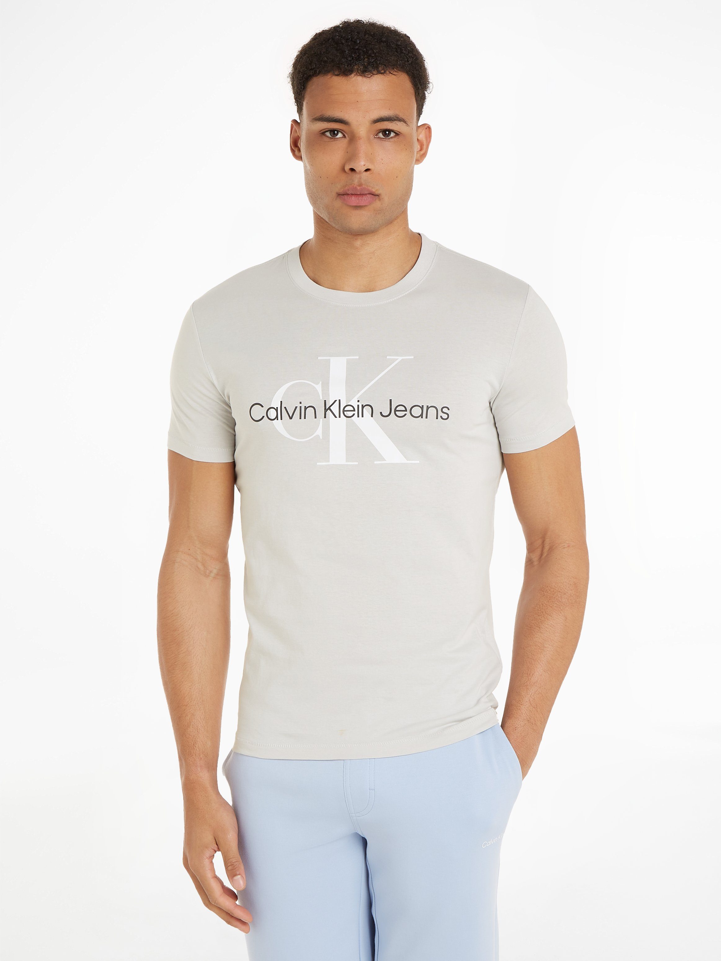 Calvin Klein Jeans T-Shirt SEASONAL MONOLOGO TEE mit großem Logodruck
