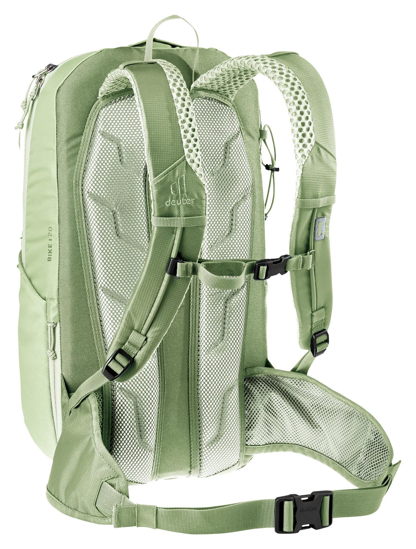 deuter Fahrradrucksack Bike I 20, 20 Liter Volumen, mit abnehmbarem Helmnetz