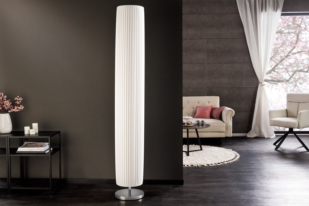 riess-ambiente Stehlampe SALONE 195cm weiß, ohne Leuchtmittel, Modern Desig günstig online kaufen