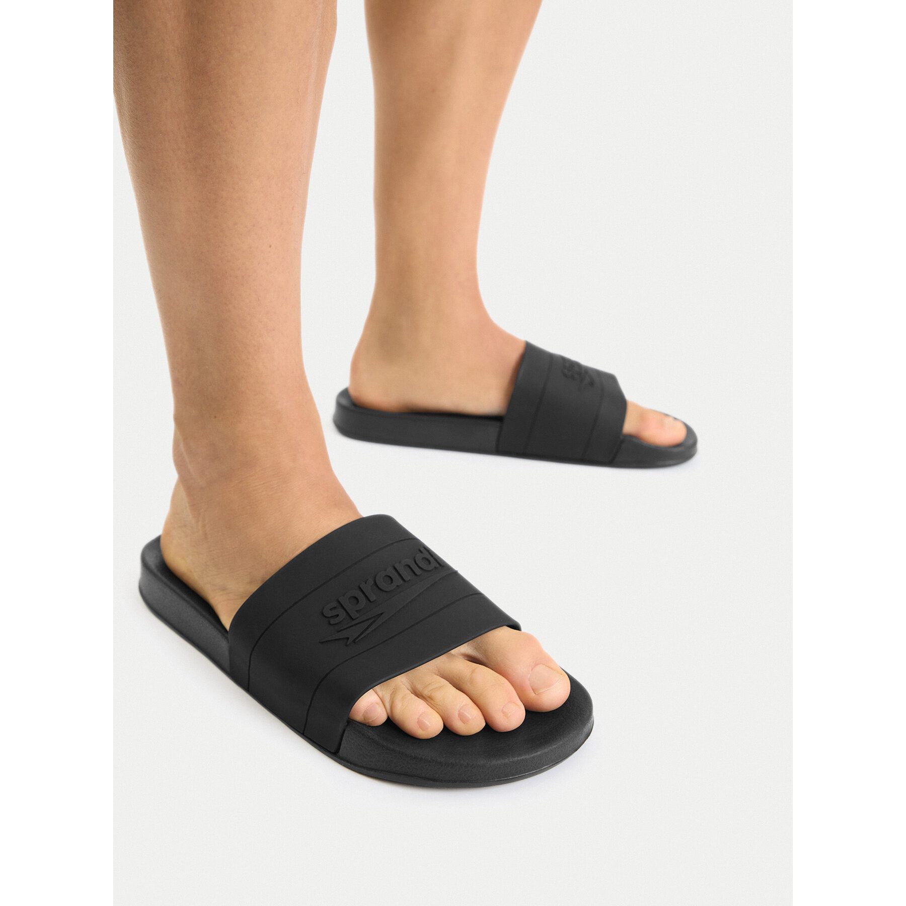 sprandi Sprandi Herren-Flip-Flops Schwarz Badepantolette
