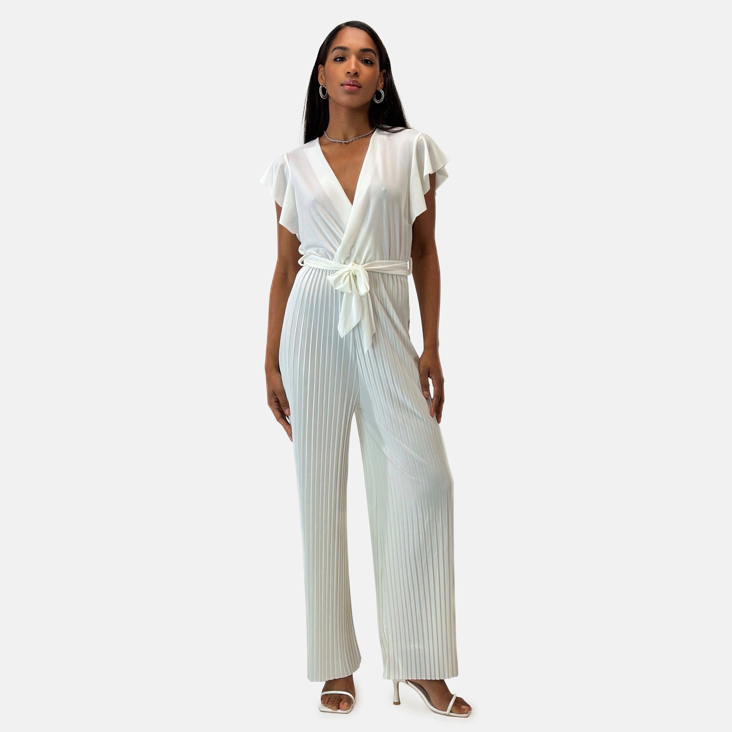 Elara Jumpsuit Elara Damen Jumpsuit V-Schnitt (1-tlg)