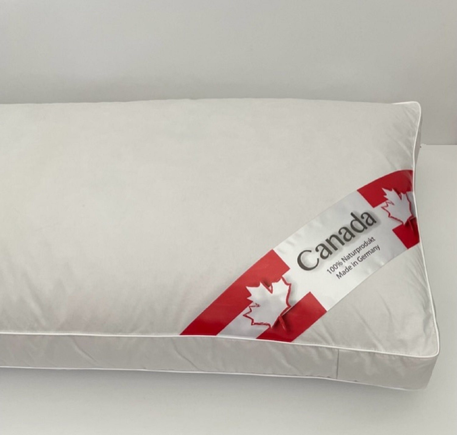 Traumland, Daunenkissen Aussensteg Kopfkissen Canada Premium Betten Daune, Seitenschläfer, canadische deutscher Hersteller Rückenschläfer, Füllung: Daune, 100%