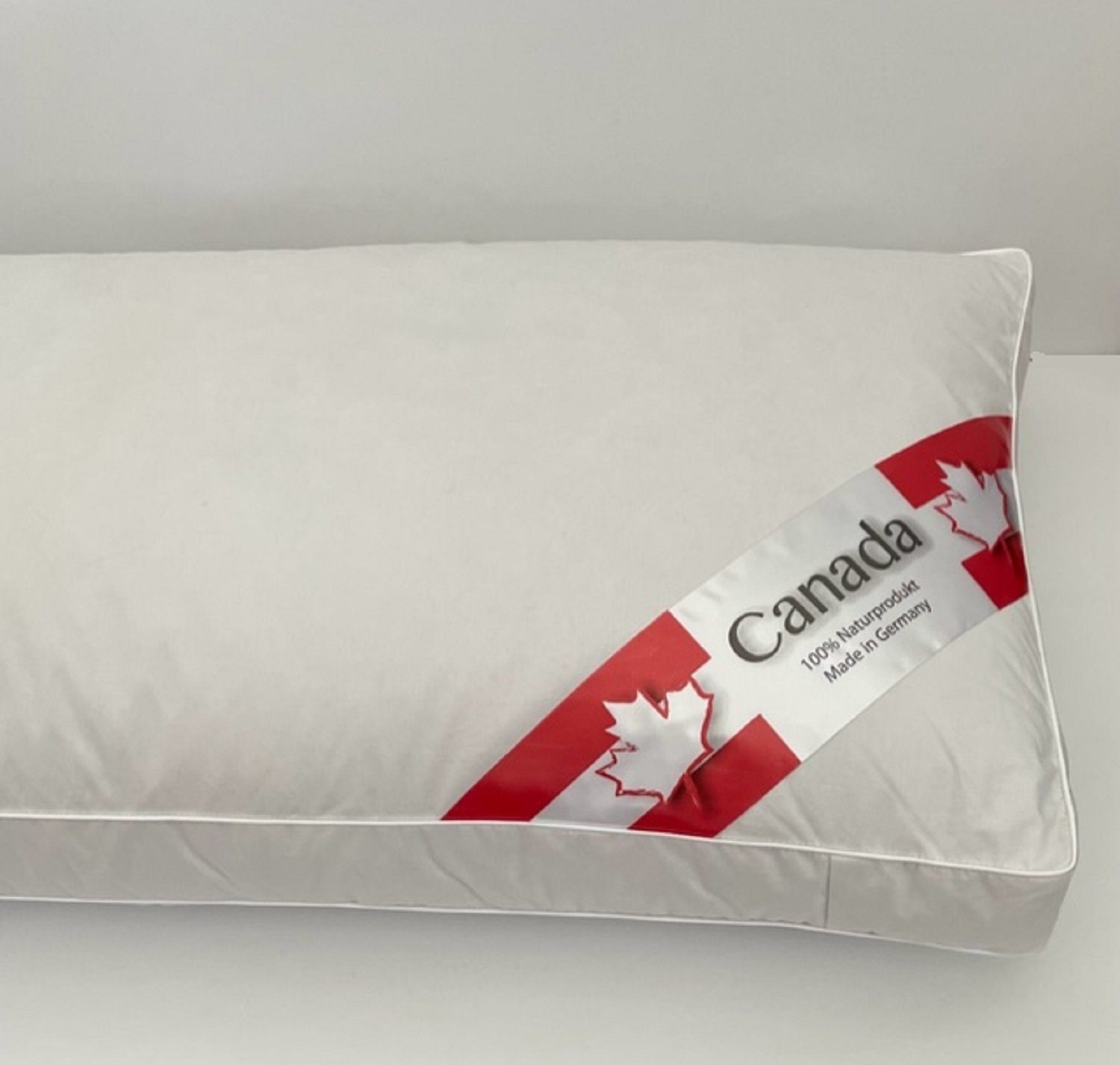 Canada Daunenkissen Premium Daunenkissen Aussensteg canadische Daune, Füllung: Daune, nicht spezifiziert, Seitenschläfer, Rückenschläfer, deutscher Hersteller