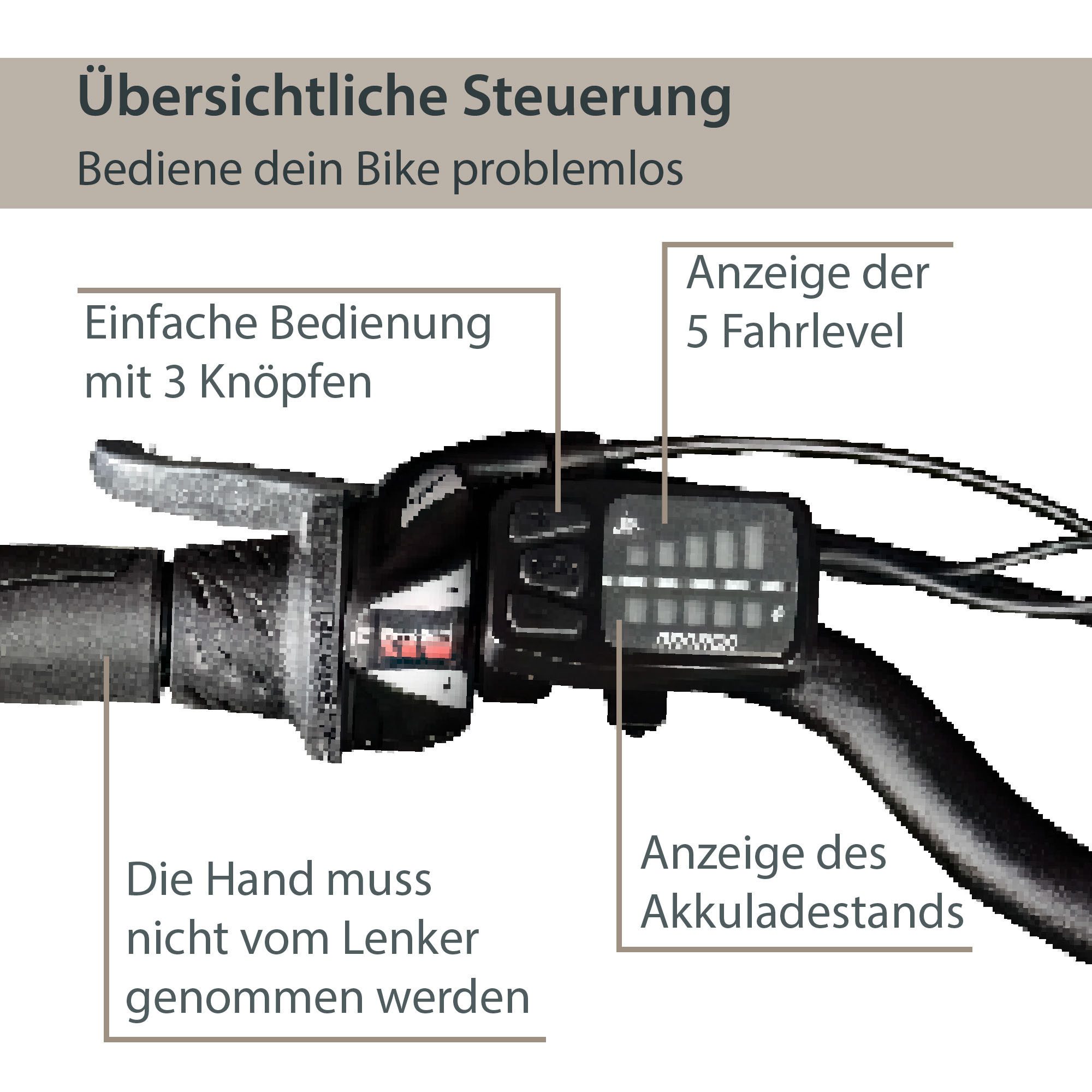 AGON E-Bike Trekking Bike Avesa, 21-speed, derailleur gears, rear motor, 374 Wh, pedelec, electric bicycle for women and men
