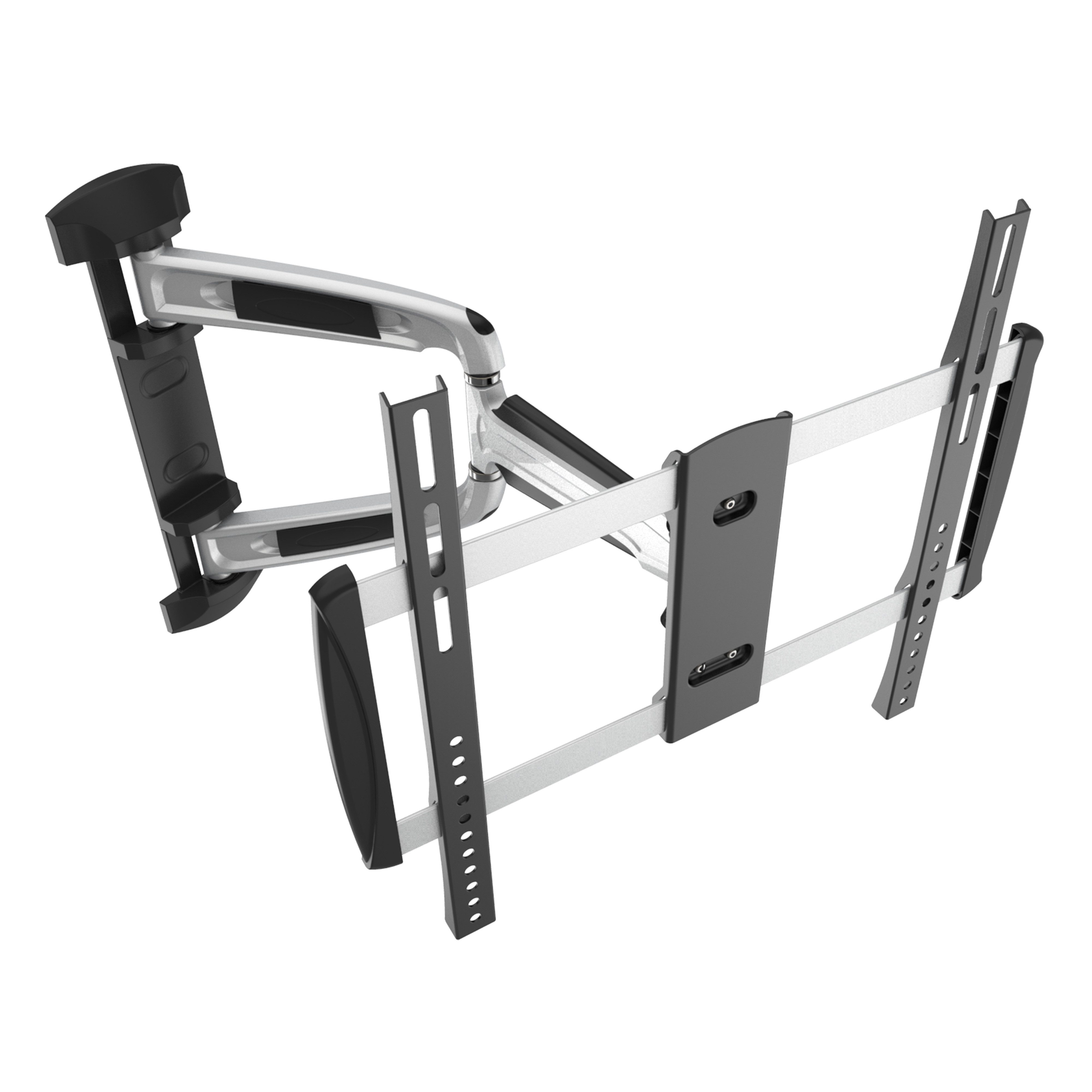 RICOO TV-Wandhalterung TV Wandhalterung Schwenkbar Neigbar Universal Ausziehbar S0644, (bis 65 Zoll, VESA 200x200 bis 400x400, 1-tlg., 35 Kg Aufnahme, von 81-165cm (32"-65) Bildschirmdiagonale, bis 180° schwenkbar, +12/-5° neigbar, +/-2,5° drehbar Halter)