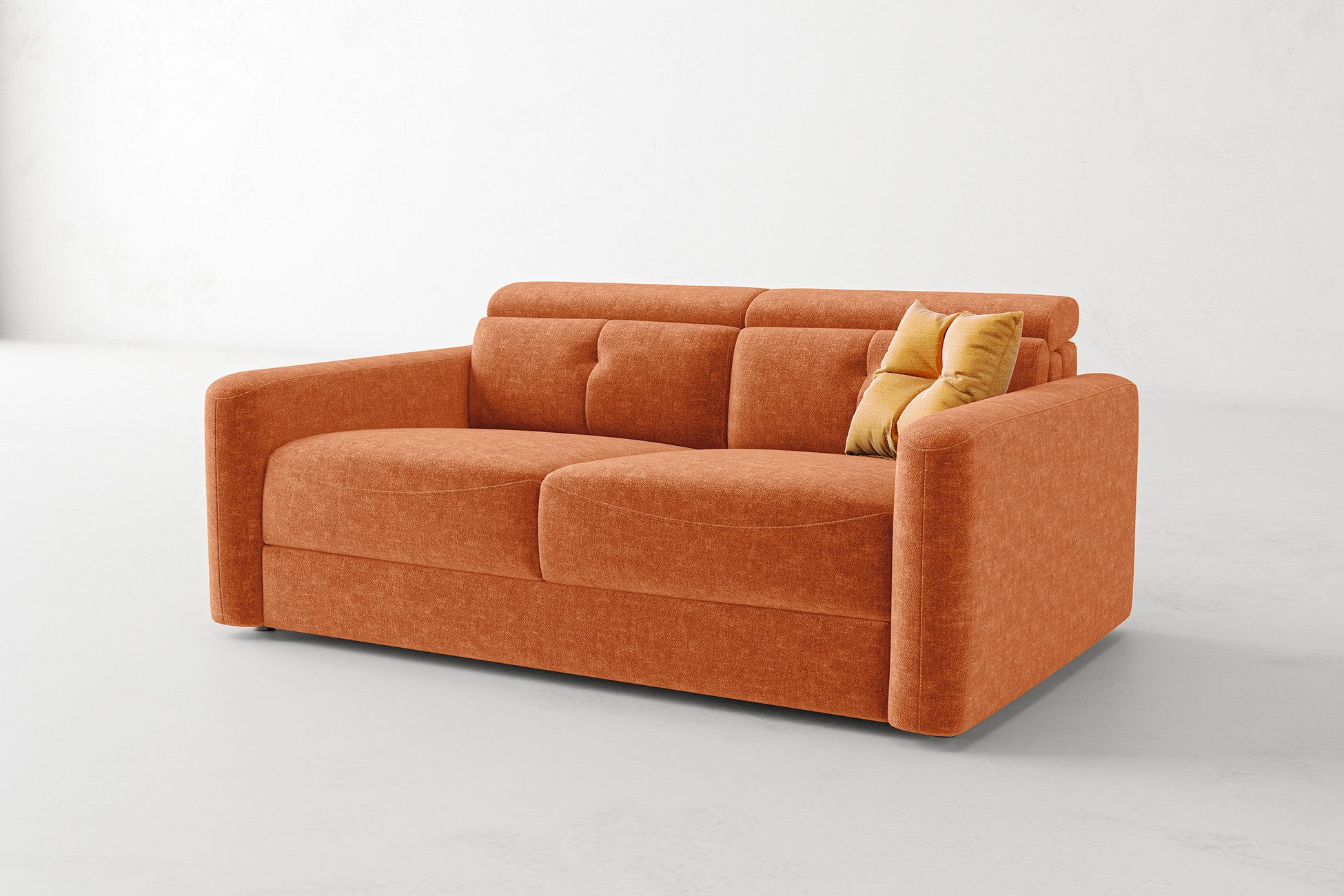 moebeloutlet.de Schlafsofa Moebeloutlet.de – Italienisches Stoffschlafsofa mit Schlaffunktion, mit Relaxfunktion