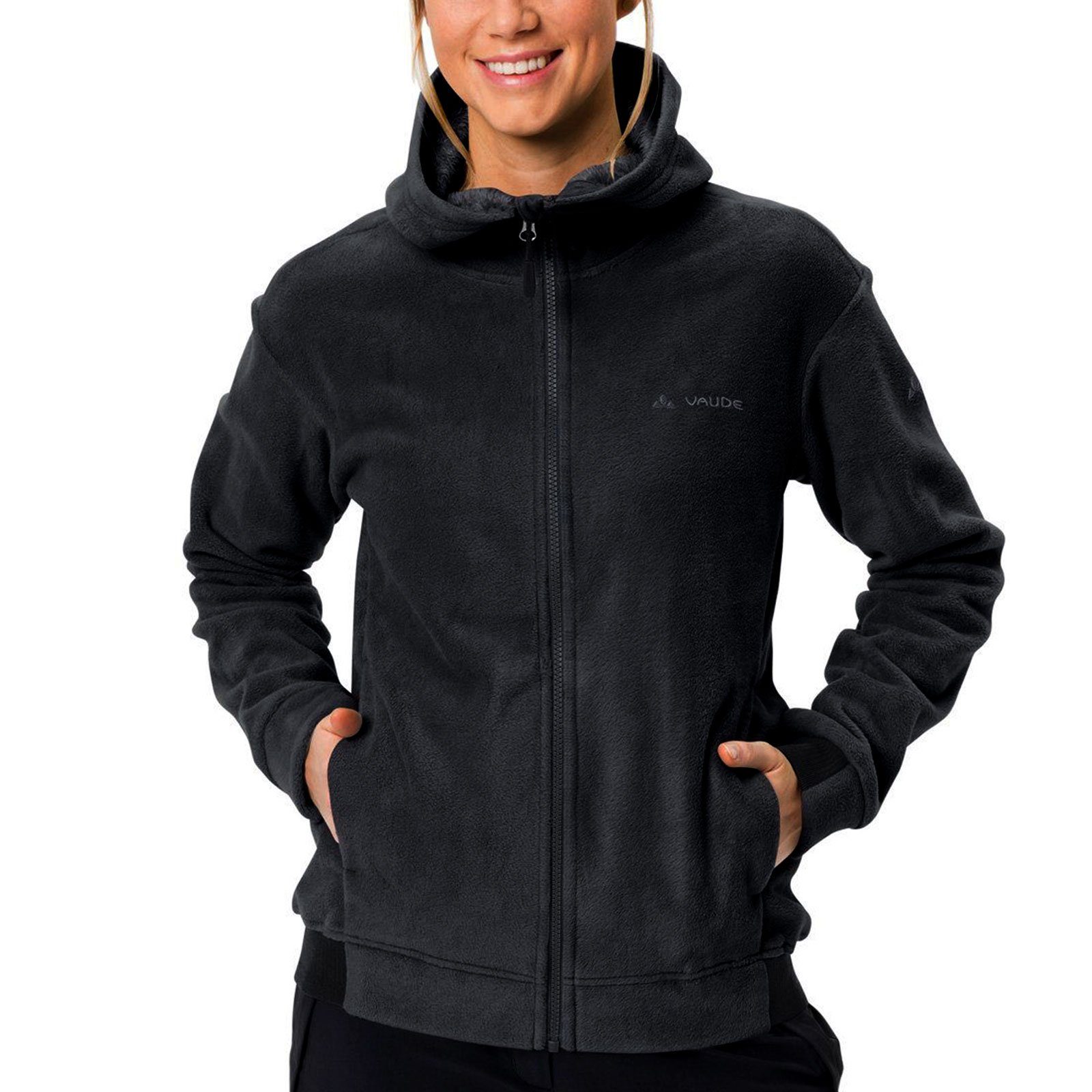 VAUDE Fleecejacke Neyland Fleece Hoody Fleece 678 300er phantom mit black