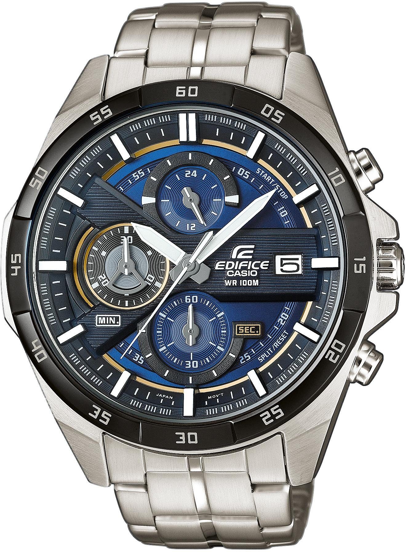 CASIO EDIFICE Chronograph EFR-556DB-2AVUEF, Quarzuhr, Armbanduhr, Herrenuhr, bis 10 bar wasserdicht, Stoppfunktion