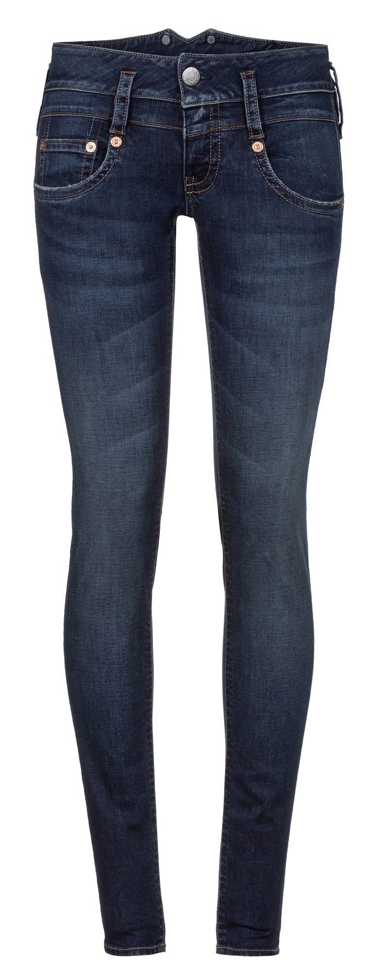 Organic Herrlicher Jeans opaque Stretch-Jeans 5-Pocket-Style Pitch Slim Denim aus