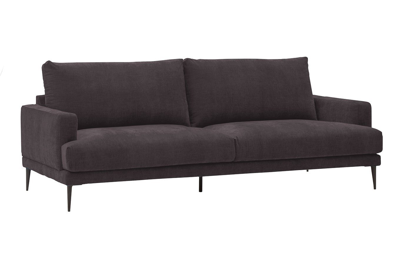 3-Sitzer dunkelbraun Stoff Big-Sofa living daslagerhaus XL Duck