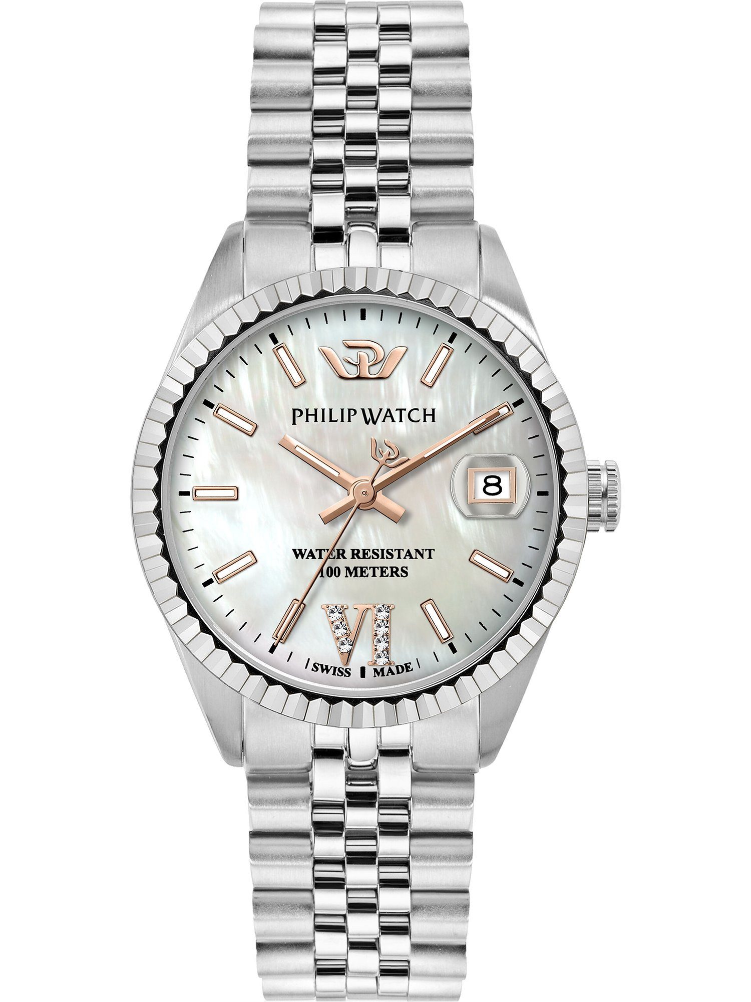 Quarzuhr Philip Watch Damen-Uhren Analog Quarz