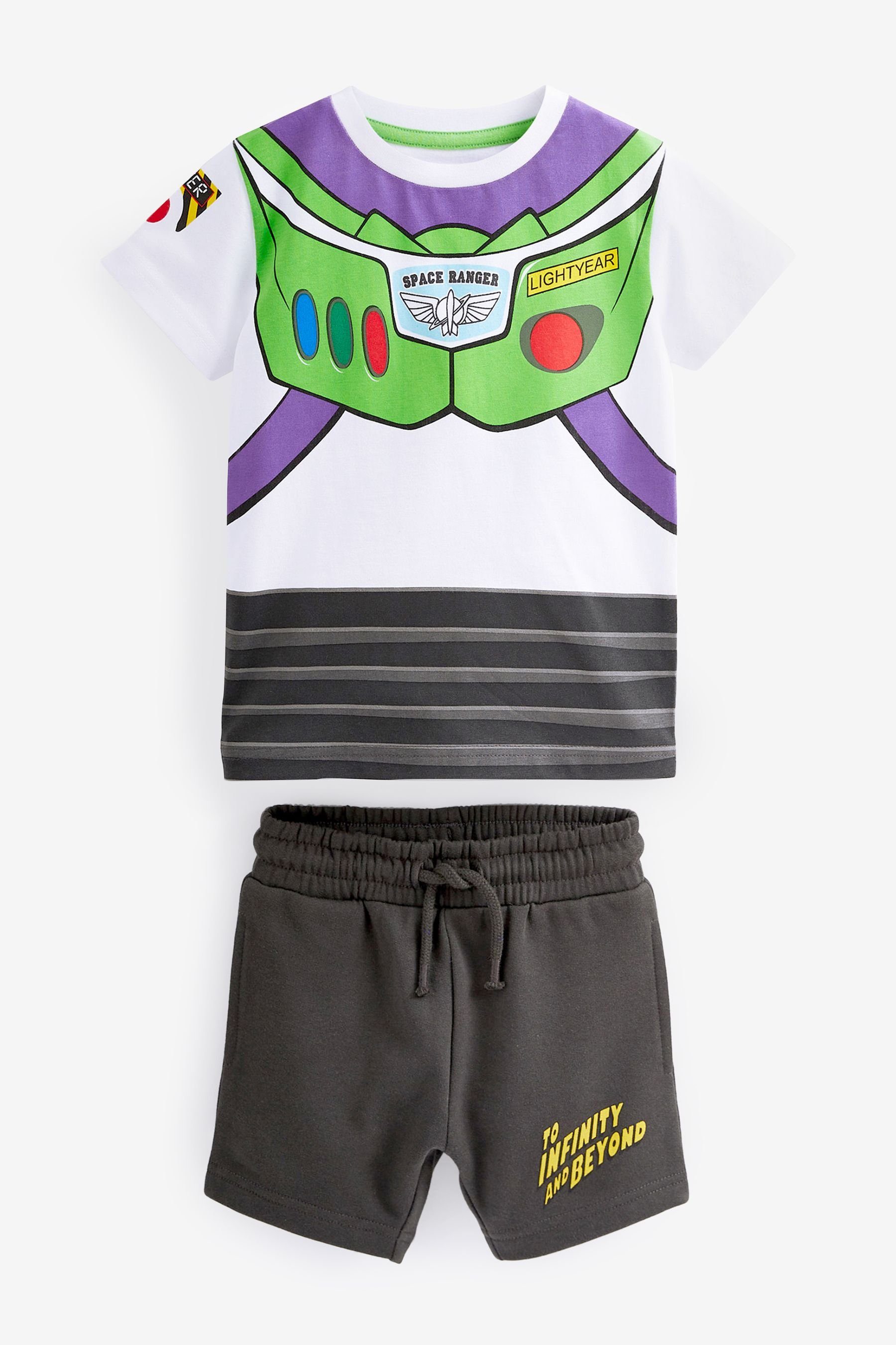 Next T-Shirt & Shorts Toy Story Buzz Lightyear T-Shirt und Shorts im Set (2-tlg)