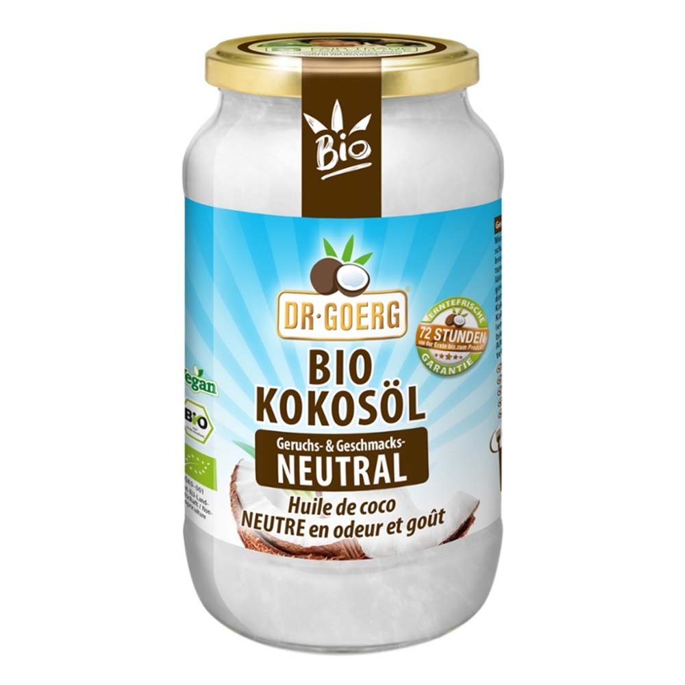 Dr. Goerg Speiseöl Kokosöl - Neutral (vorher Kokos-Speisefett) 1000ml