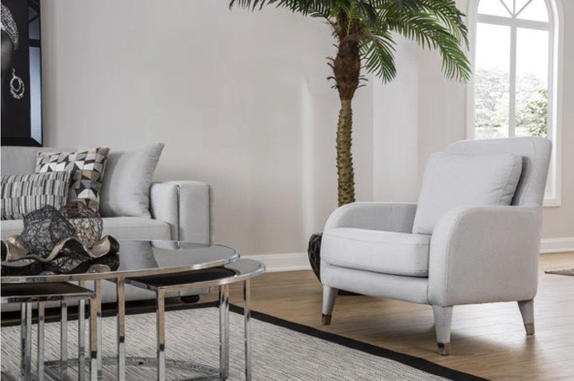 JVmoebel Wohnzimmer Holz Luxus Moderne Polster Loungesessel Design Polster Sessel Sitzer