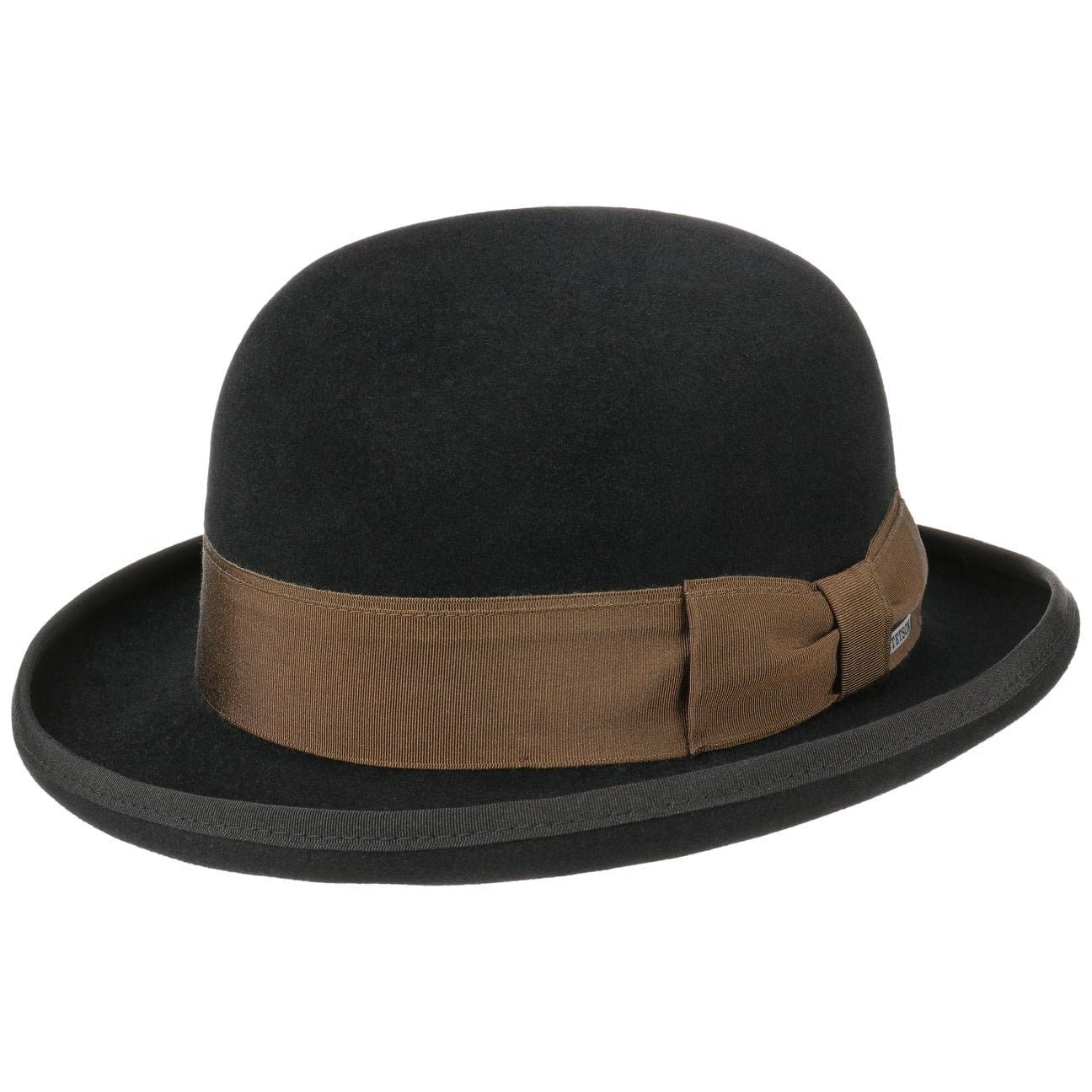 the schwarz mit Futter, (1-St) in Made Filzhut Stetson Melone EU