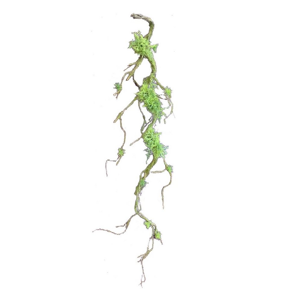 Kunstblume Moos Girlande Hellgrün 108 cm Kunstpflanze Flora Moos,  HTI-Living, Höhe 108 cm