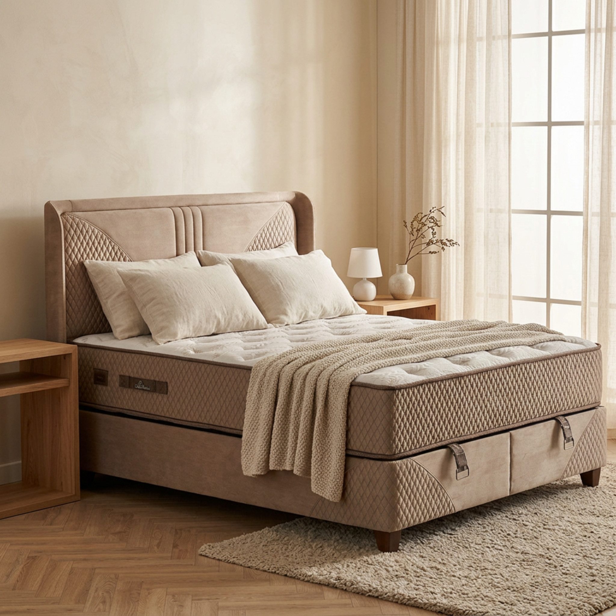 Bambi Boxspringbett Bambi Bett Schlafzimmer Set Boxspringbett 180x200 Klima Naturel