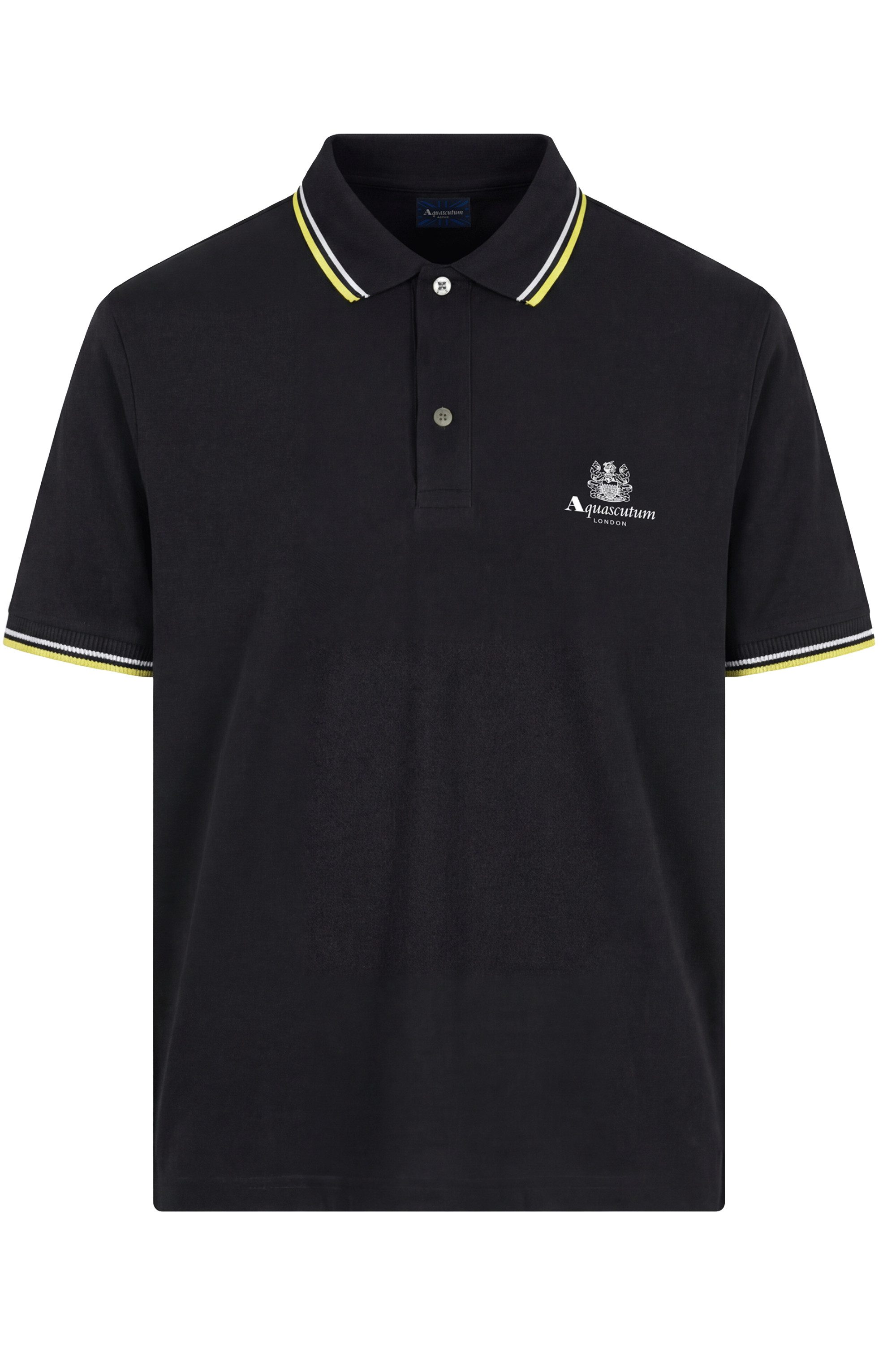Aquascutum Active Poloshirt ACTIVE COTTON POLO Herren Poloshirt Herren, leichtes Kurzarmshirt, Polohemd, Outdoor, Sale
