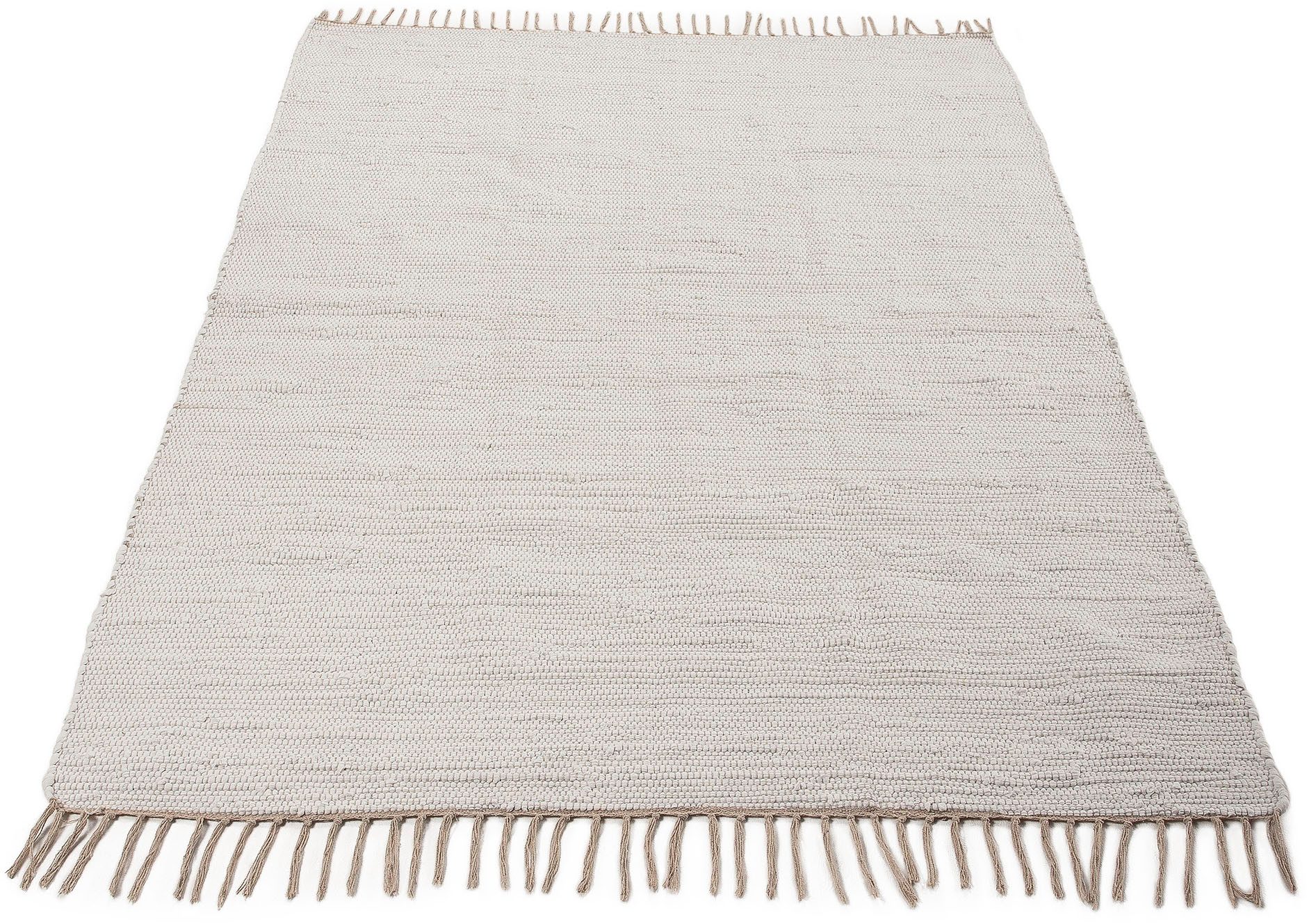 carpetfine Teppich Kelim Chindi uni, rechteckig, günstig online kaufen