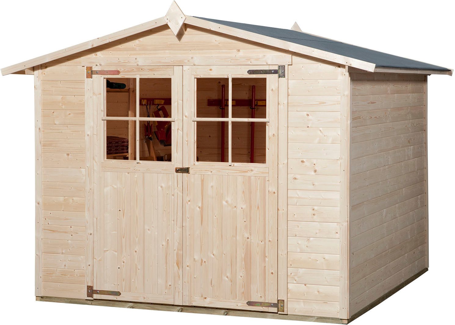 weka Gartenhaus Nr. 316, Größe 4, BxT: 290x273 cm, inklusive Fussboden