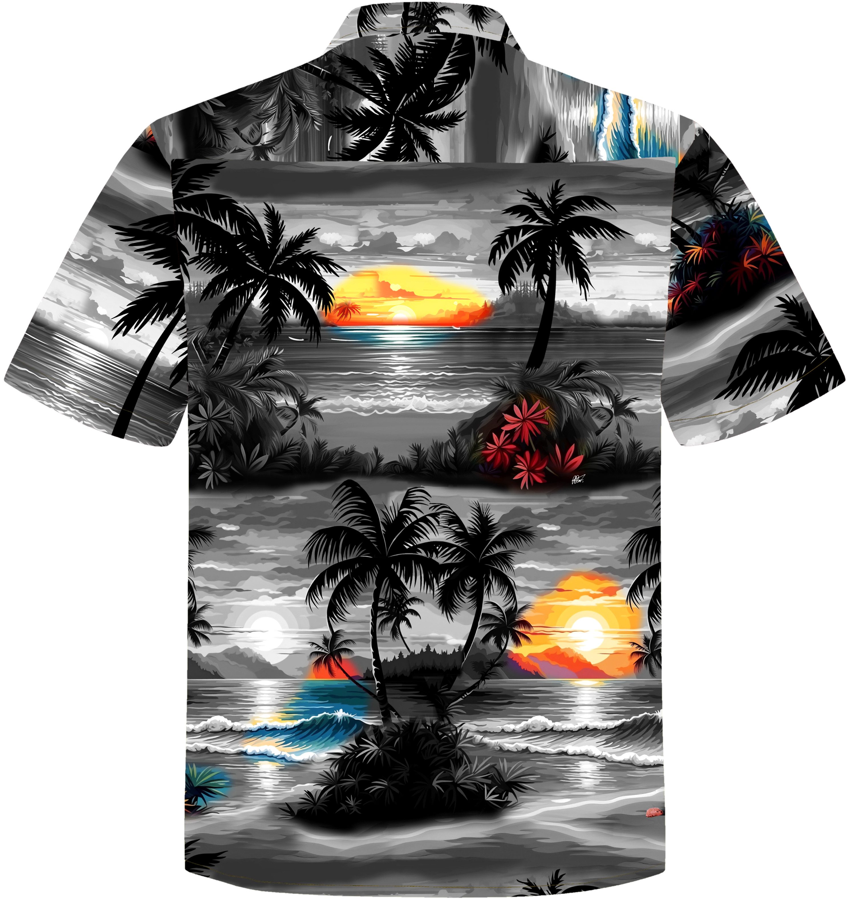 Hawaiihemdshop.de Hawaiihemd Hawaii Hemd Herren Baumwolle Kurzarm Hawaiihem günstig online kaufen