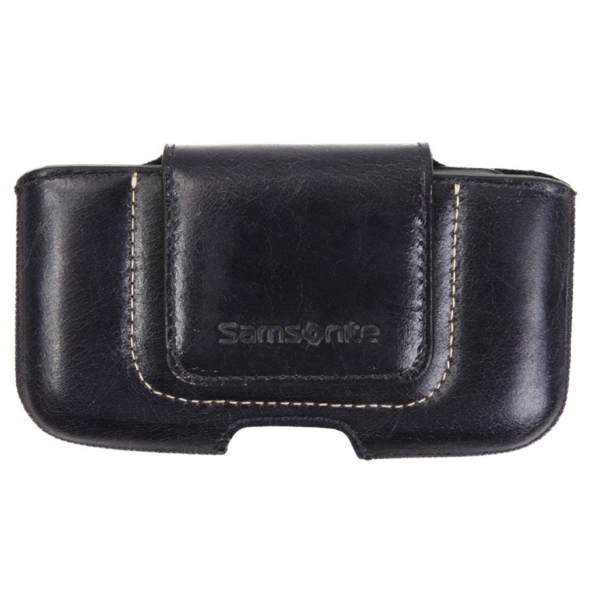 Samsonite Handyhülle Handy-Tasche Toronto Gr. M Blau, hochwertige Gürtel-Tasche für klassisches Handy MP4 / MP3-Player etc