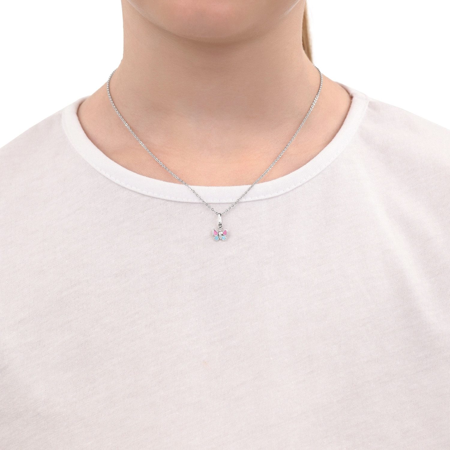 Amor Kette mit Anhänger Amor Kette mit Anhänger (Kette mit Anhänger, 2-tlg., Kette mit Anhänger)
