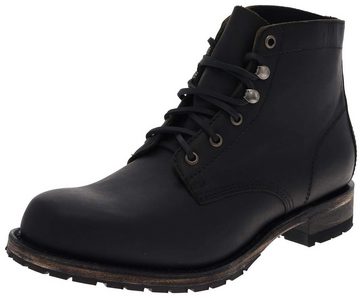 Sendra Boots MILLES 10604 Schwarz Stiefelette Rahmengenähter Schnürstiefelette