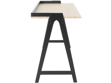 loft24 Schreibtisch Alvin, aus Kiefer Massivholz mit Kufengestell, Breite 120 cm