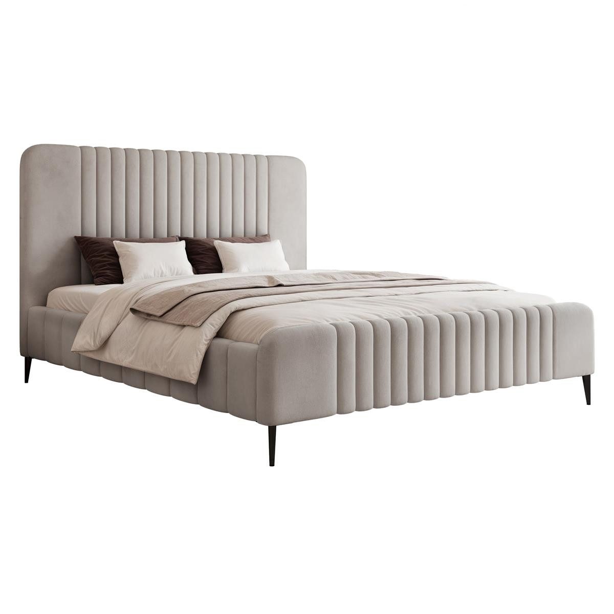 Compleo Polsterbett Design Bett mit hohen günstig online kaufen