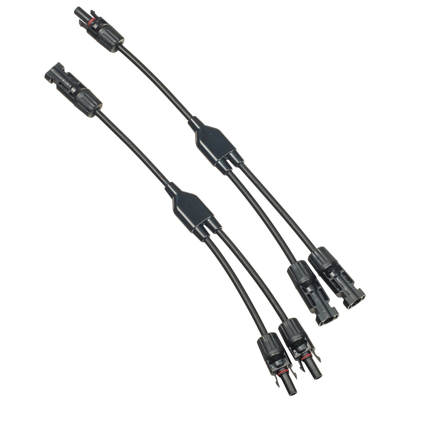 avoltik Wechselrichter MC4 Y2 Y3 Y4 Y-Verteiler Kabel Stecker Buchse Paar schwarz Solar, (MC4 Y2 Y3 Y4 Y-Verteiler Kabel Stecker Buchse Paar schwarz Solar, MC4 Y2 Y3 Y4 Y-Verteiler Kabel Stecker Buchse Paar schwarz Solar), MC4 Y2 Y3 Y4 Y-Verteiler Kabel Stecker Buchse Paar schwarz Solar